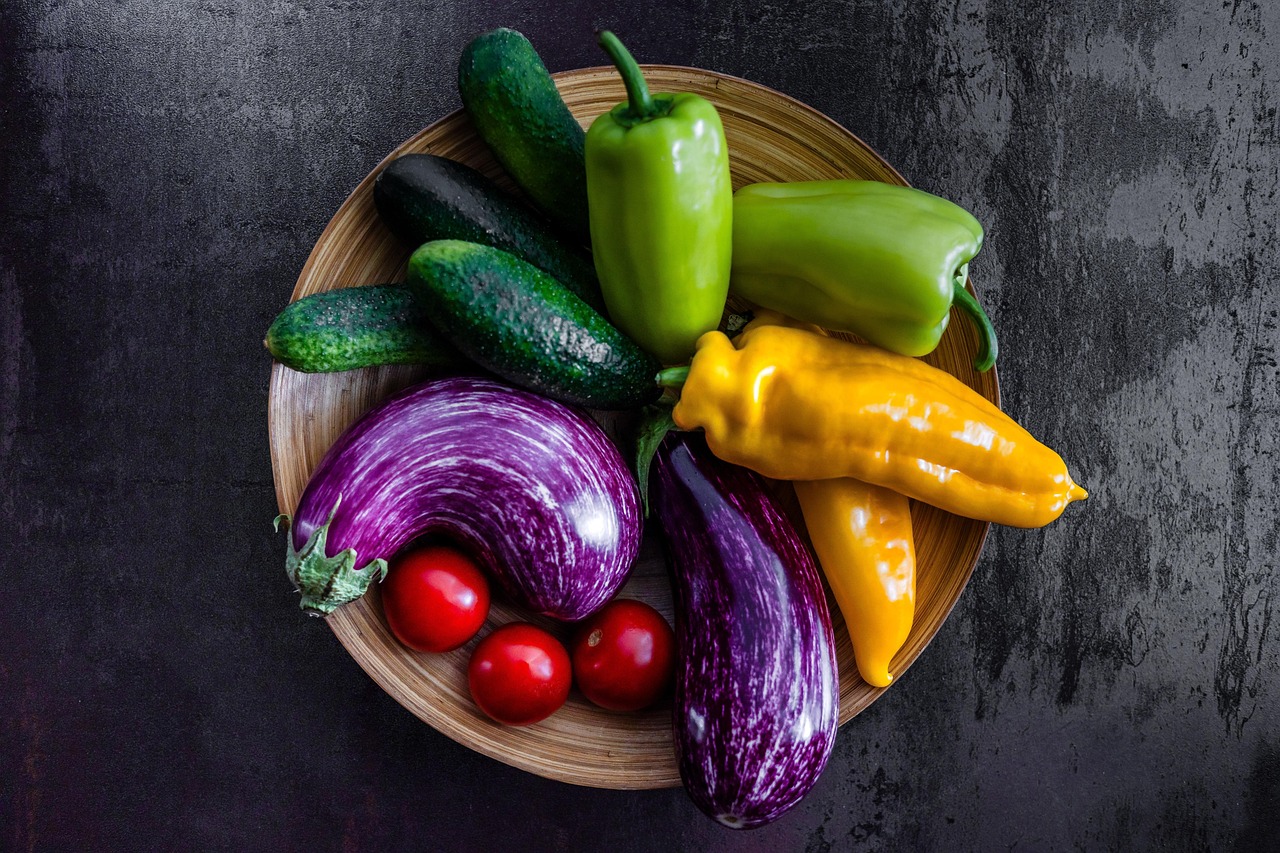 bakłażan z makaronem